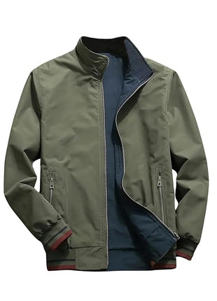 Lymio Green Bomber Jacket For Men Lightweight Outerwear J06 