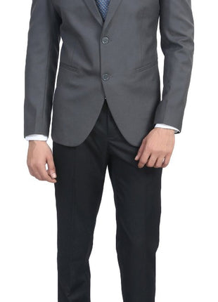 MANQ Men's Slim Fit Formal/Party Blazer Grey, Formal Blazer 