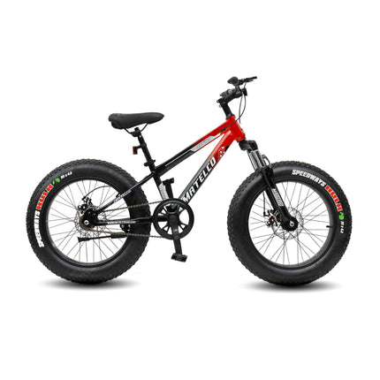 MATELCO Fat Bike 20x400 INCH Fat Tyre Cycle (Green) (RED Black) 