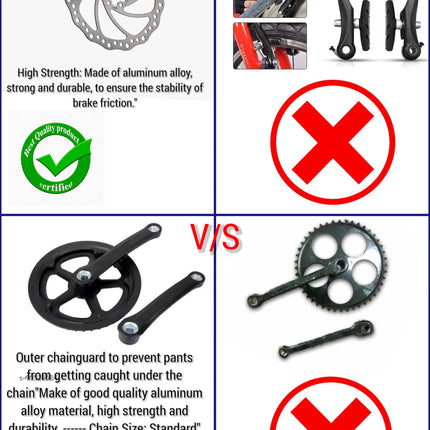 MIOOX MTB Foldable Alloy Wheel Black Mountain Bike with 26X4 Inch Tyres Folding Bike for Adults with 21 Gears (Frame - 26 Inch) (Blue) 