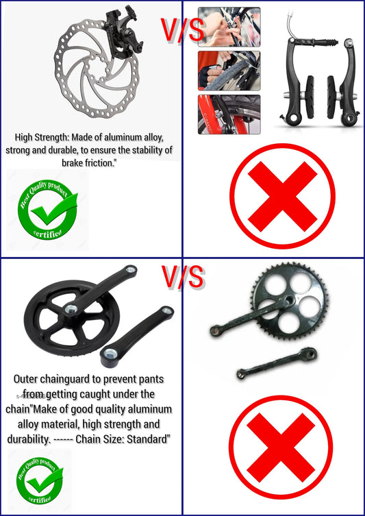 MIOOX MTB Foldable Alloy Wheel Black Mountain Bike with 26X4 Inch Tyres Folding Bike for Adults with 21 Gears (Frame - 26 Inch) (Blue) 