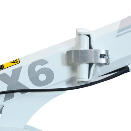 MIOOX White MTB Foldable Mountain Bike with 21 Speed Gears (20 Inch Wheel) Dual Suspension Bicycle Disk Brakes Cycle for Adults/Unisex 