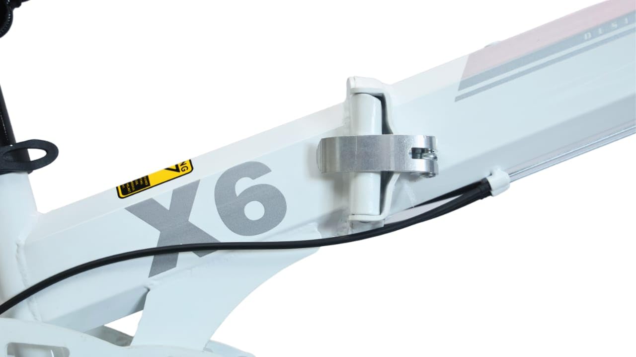 MIOOX White MTB Foldable Mountain Bike with 21 Speed Gears (20 Inch Wheel) Dual Suspension Bicycle Disk Brakes Cycle for Adults/Unisex 