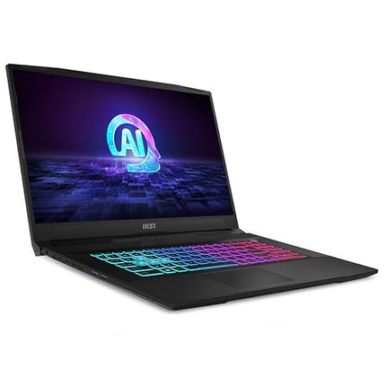 MSI Katana A17 AI, AMD 8th Gen. Ryzen 9 8945HS,Built-in AI, 44CM Laptop(16GB/1TB NVMe SSD/Windows 11 Home/Nvidia GeForce RTX4050, 6GB GDDR6/Black/2.6Kg), B8VE-884IN 