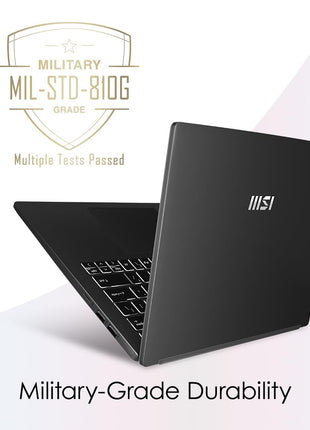 MSI Modern 14, Intel 12th Gen. i5-1235U, 36CM FHD 60Hz Laptop(16GB/512GB NVMe SSD/Windows 11 Home/MSO 2021/Intel Iris Xe Graphics/Classic Black/1.4Kg), C12MO-1212IN 