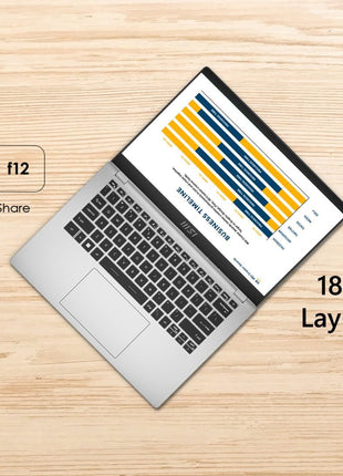 MSI Modern 14 Laptop Intel Core I3 1315U 8GB RAM 512GB NVMe Windows 11 Office 