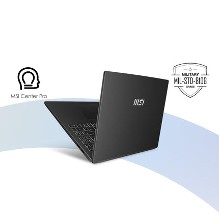 MSI Modern 15,AMD 7th Gen. Ryzen 5 7430U,40CM FHD 60Hz Thin & Light Laptop (16GB/512GB NVMe SSD/Windows 11 Home/Office 2021/AMD Radeon/Classic Black/1.75Kg) B7M-445IN 
