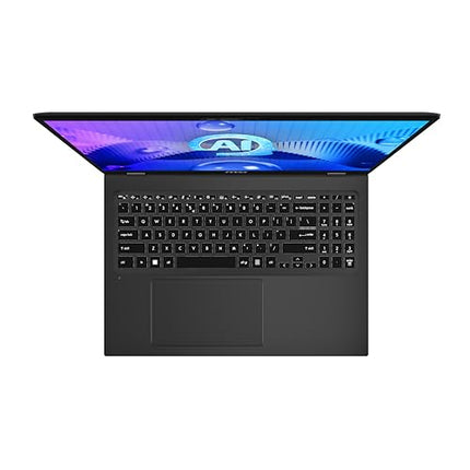 MSI Prestige 16 AI Evo, Intel Core Ultra 7 155H, Built-in AI, 41CM QHD+ Thin and Light Laptop(16GB/1TB NVMe SSD/Windows 11 Home/Intel Arc Graphics/Stellar Grey/1.5Kg), B1MG-033IN 