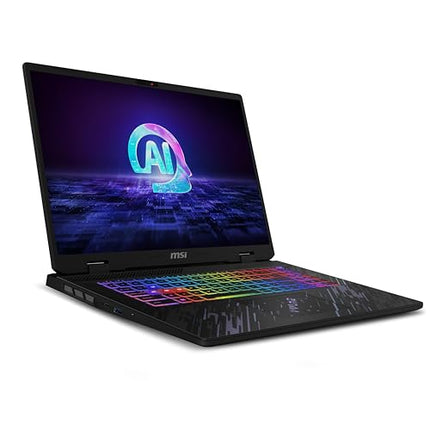 MSI Pulse 17 AI, Intel Core Ultra 7 155H, Built-in AI, 43CM 16:10 QHD+ 240Hz Gaming Laptop(16GB/1TB NVMe SSD/Windows 11 Home/NVIDIA GeForce RTX 4070, Core Black/2.8Kg), C1VGKG-031IN 