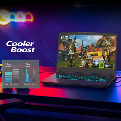 MSI Thin 15 I5 13th Gen 13420H 16GB 1TB NVMe RTX 3050 FHD 144Hz Cosmos Gray 