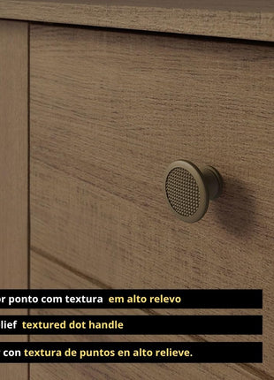 Madesa Compact Kitchen Set with Cabinets Ample Storage 235 Cm Wide with Multiple Compartments, 10 niches, 2 Drawers - Brown 