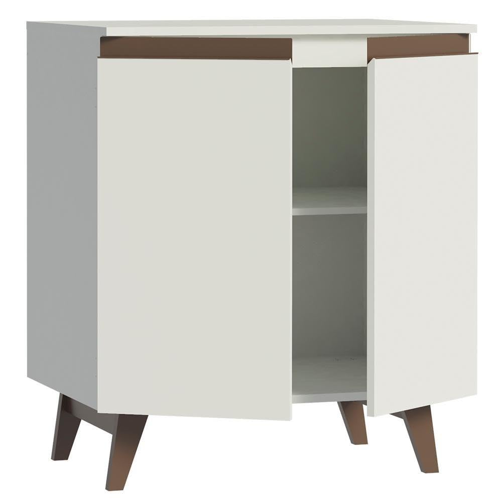 Madesa Modular Kitchen Cabinet with Ample Storage 70 Cm Wide, 1 Cabinet - White 