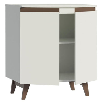 Madesa Modular Kitchen Cabinet with Ample Storage 70 Cm Wide, 1 Cabinet - White 