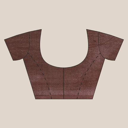 Marabout Mustard Foral Print Mysore Silk Saree 