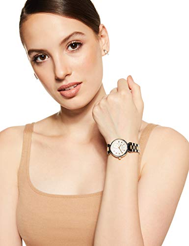 Mathey-Tissot Stainless Steel Analog Silver Dial Women's Watch-D1089Byi, Band Color-Two-Tone 