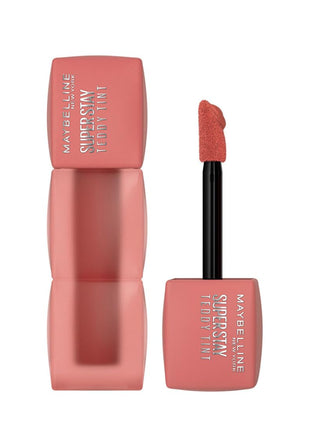 Maybelline New York Super Stay Teddy Tint - Lip and Cheek Color, Skinny Dip, 5ml | Teddy Soft Matte up to 12Hr | Multi Use | Comfortable Long wear formula |Buildable |Natural flushed look in one swipe 
