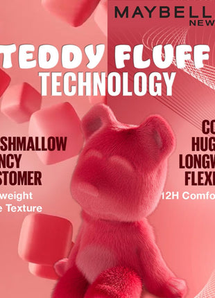 Maybelline New York Super Stay Teddy Tint - Lip and Cheek Color, Skinny Dip, 5ml | Teddy Soft Matte up to 12Hr | Multi Use | Comfortable Long wear formula |Buildable |Natural flushed look in one swipe 