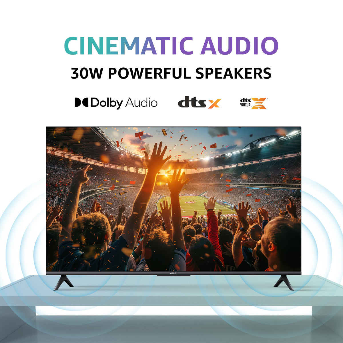 Mi Xiaomi 138 cm (55 inches) X Series 4K LED Smart Google TV L55MA-AIN (Black) 