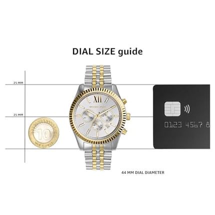 Michael Kors Analog White Dial Men's Stainless Steel Watch - MK8344 