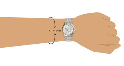 Michael Kors Analog White Dial Men's Stainless Steel Watch - MK8344 