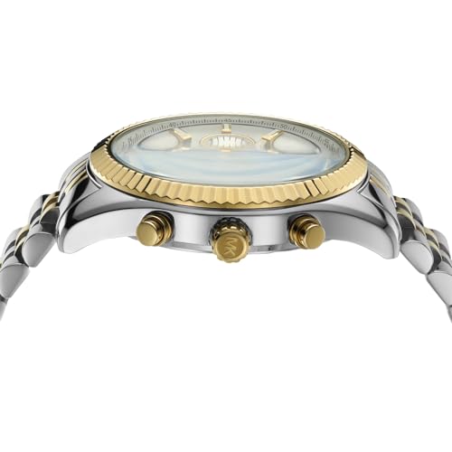 Michael Kors Analog White Dial Men's Stainless Steel Watch - MK8344 