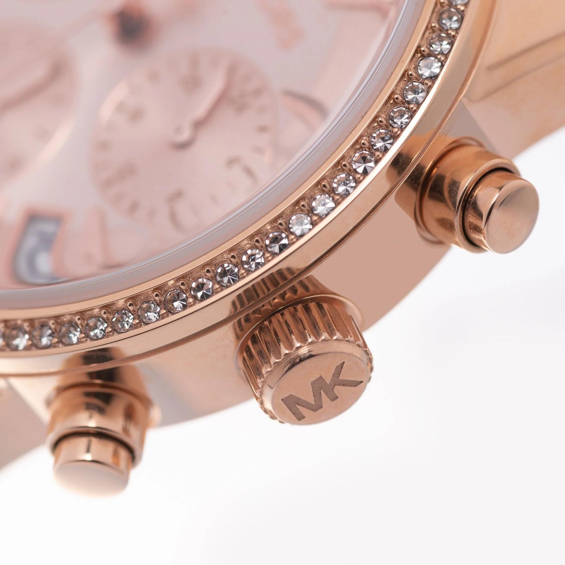 Michael Kors Stainless Steel Analog Gold Dial Women Watch-Mk6357, Rose Gold Band 