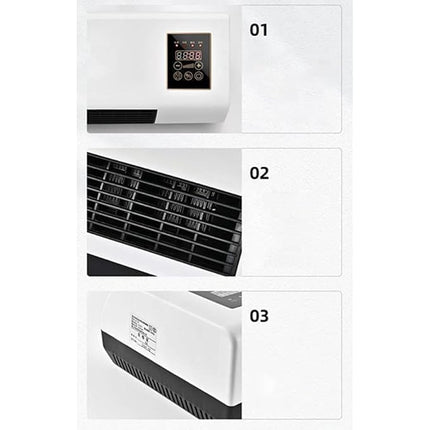 Mini AC Air Cooler– 3-in-1 Portable Personal Air Conditioner Fan Quiet Operation, Energy Efficient – Small Cooling Fan for Bedroom, Desk, Dorm, Office & Travel Use 