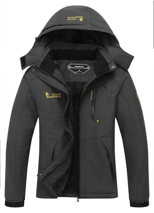 Moerdeng Womens Waterproof Ski Jacket Warm Winter Snow Coat Hooded Raincoat 