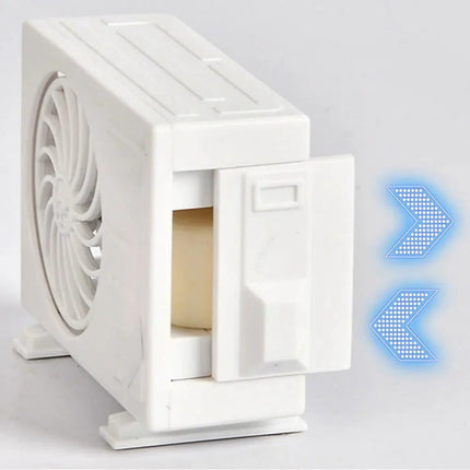 Monarchie Miniature AC design Solar-Powered Car Air freshner with a built-in Perfume Diffuser 