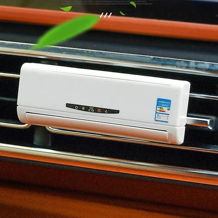 Monarchie Miniature AC design Solar-Powered Car Air freshner with a built-in Perfume Diffuser 