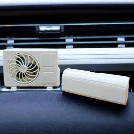 Monarchie Miniature AC design Solar-Powered Car Air freshner with a built-in Perfume Diffuser 