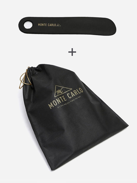 Monte Carlo Mens Black Solid Lace Up Genuine Leather Casual Shoes (201803FW-2-6) 