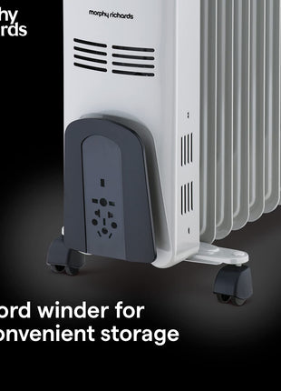 Morphy Richards OFR 09 Fin Oil Filled Room Heater 2000 Watt Grey ISI Approved 