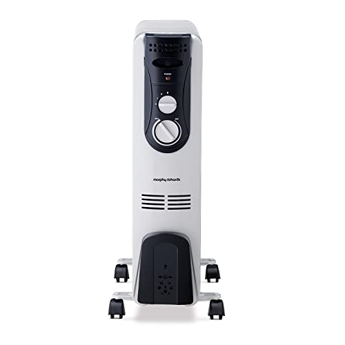 Morphy Richards OFR 09 Fin Oil Filled Room Heater 2000 Watt Grey ISI Approved 