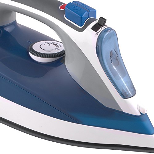 Morphy Richards Super Glide 2000 Watts Steam Iron With Steam Burst, Vertical And Horizontal Ironing, Ceramic Coated Soleplate, Blue 
