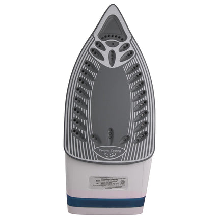 Morphy Richards Super Glide 2000 Watts Steam Iron With Steam Burst, Vertical And Horizontal Ironing, Ceramic Coated Soleplate, Blue 