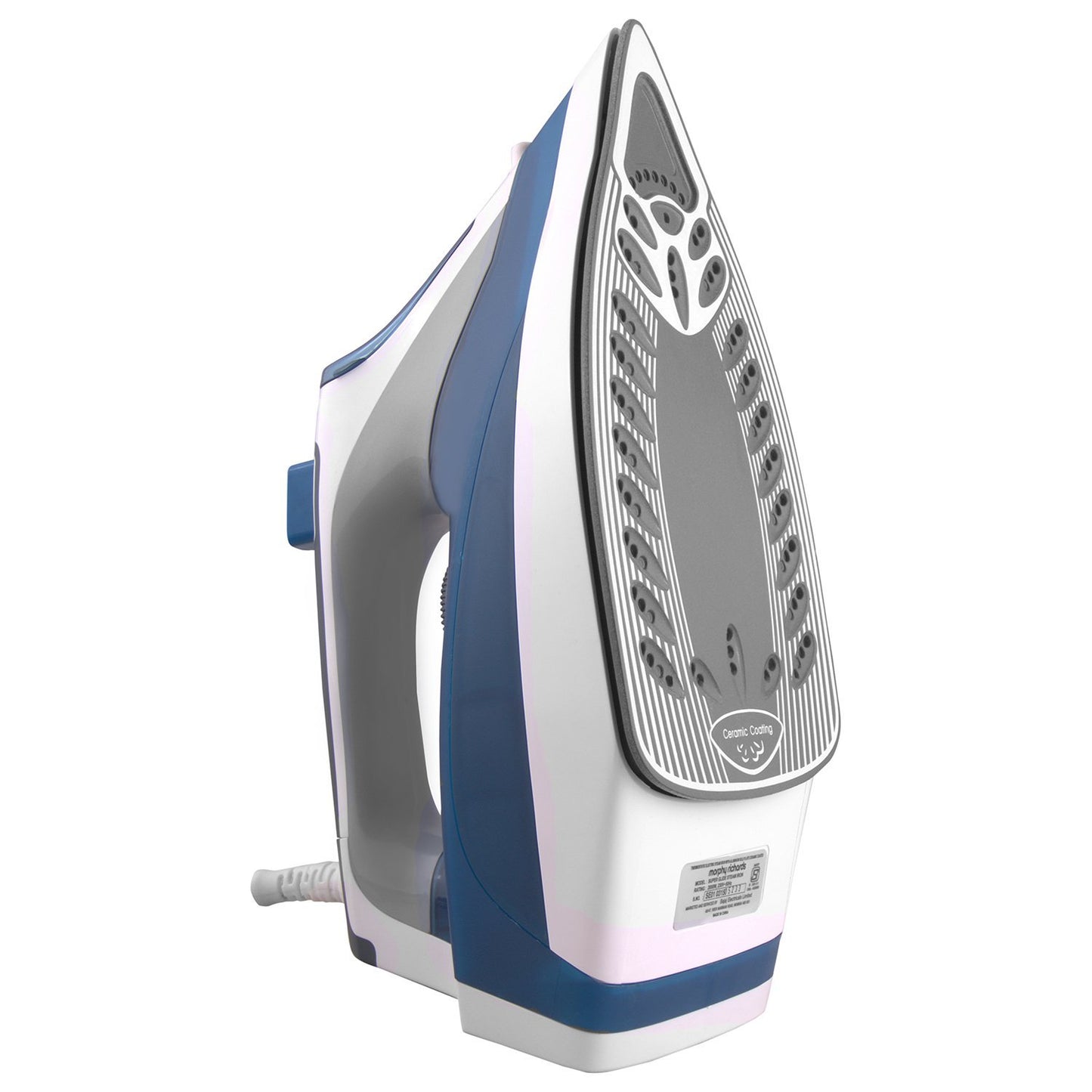 Morphy Richards Super Glide 2000 Watts Steam Iron With Steam Burst, Vertical And Horizontal Ironing, Ceramic Coated Soleplate, Blue 