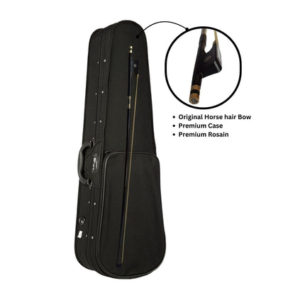 Musical Works Quality Violin Bakan Wood for Music Enthusiasts and Students With Box,Bow,Rosin All accessories are made by pure wood, no plastic used. 