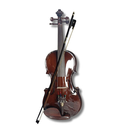 Musical Works Quality Violin Bakan Wood for Music Enthusiasts and Students With Box,Bow,Rosin All accessories are made by pure wood, no plastic used. 