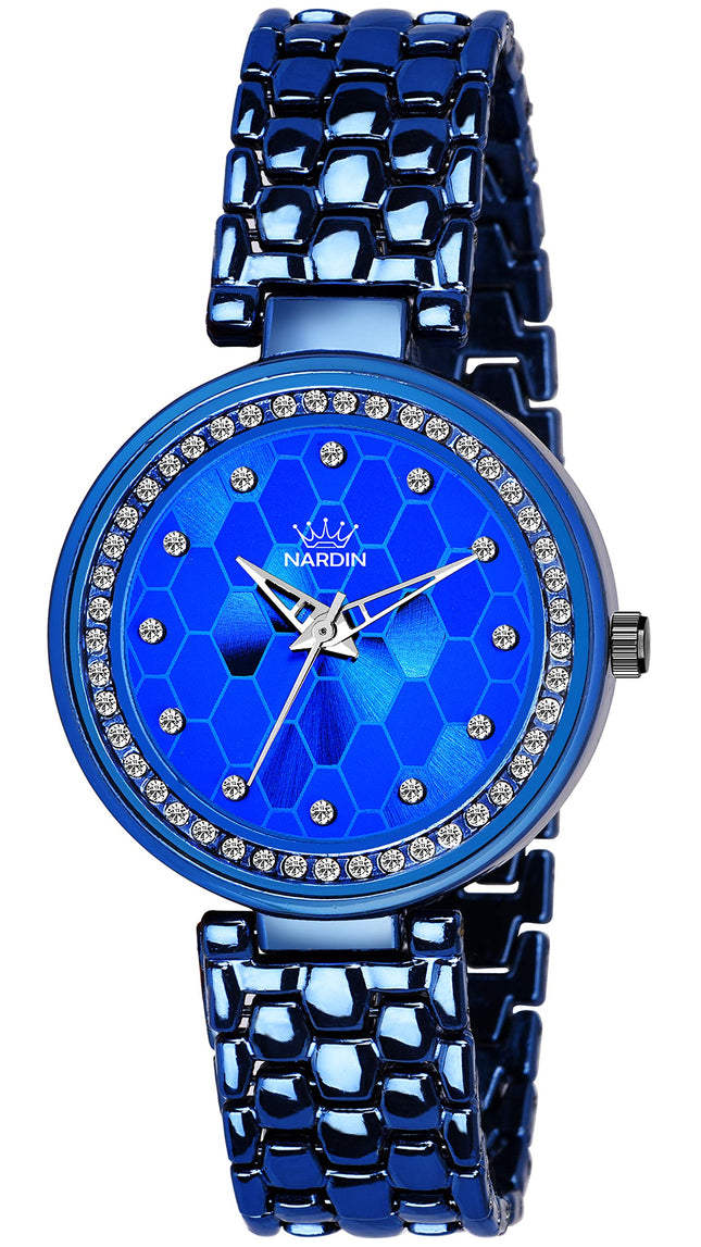 NARDIN Analogue Blue Dial Women's Watch NWS031 