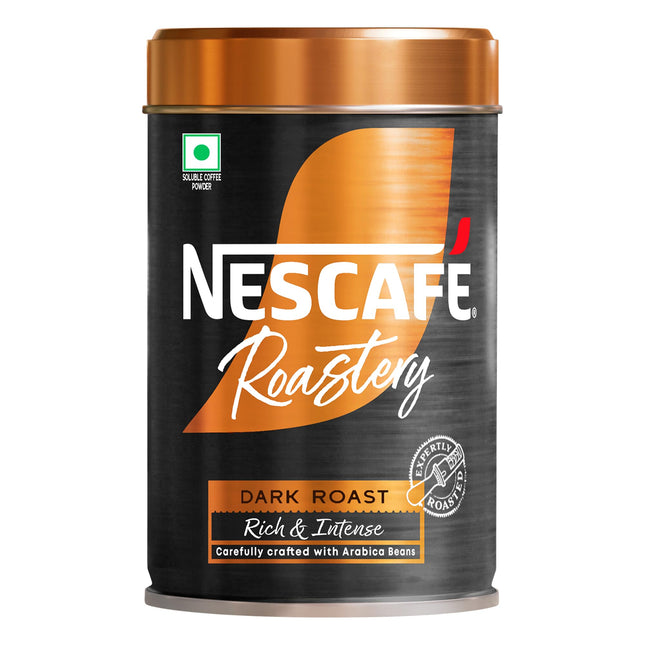 NESCAFE Roastery | Premium Imported Coffee | Dark Roast | Crafted by Master Roasters |Elevate your Coffee Experience | Rich & Intense Taste | 95g Tin (New Launch) Can 