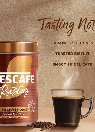 NESCAFE Roastery | Premium Imported Coffee | Medium Roast | Crafted by Master Roasters |Elevate your Coffee Experience | Rich & Intense Taste | 95g Tin (New Launch) Canister 
