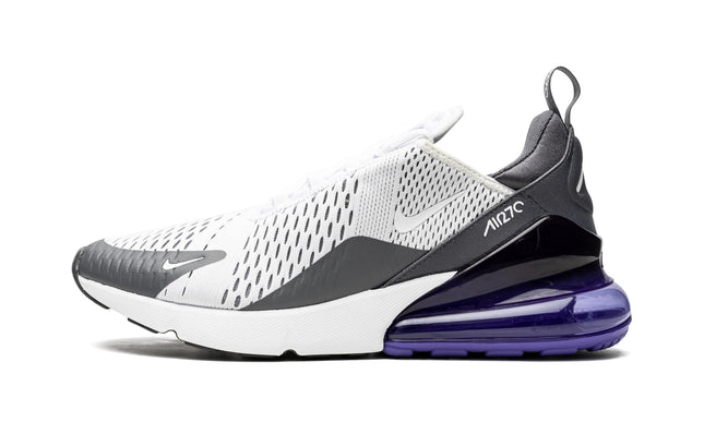 NIKE Mens Air Max Running Shoes 270-White/White-Persian Violet-Dark Grey-Ah8050-107-10Uk 