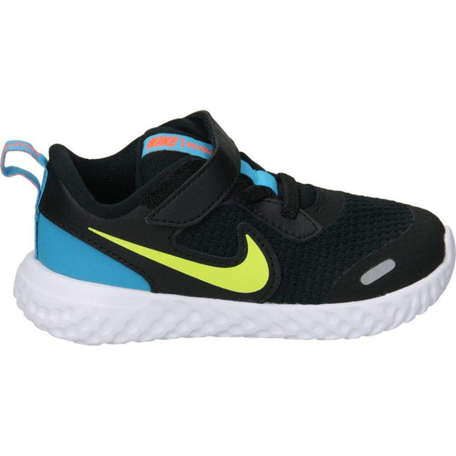 NIKE Revolution 5 (TDV)-Black/LMNVNM-5.5 