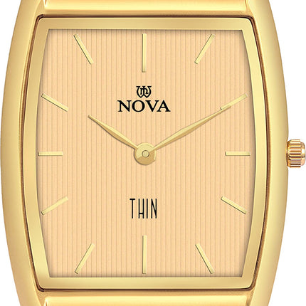 NOVA Slim Watch Men and Women Golden Slim Series Analog Watch - for Men & Women 