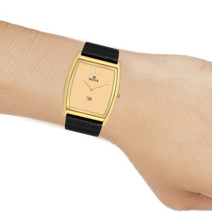 NOVA Slim Watch Men and Women Golden Slim Series Analog Watch - for Men & Women 
