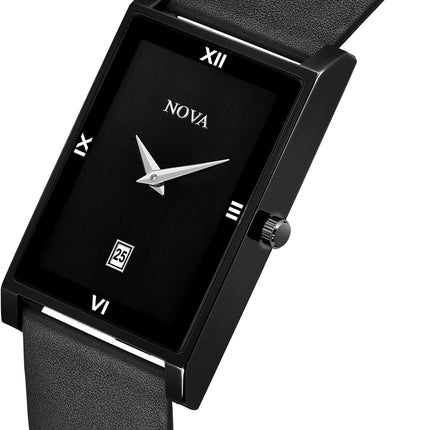 NOVA Slim Watch Mens & Women Slim Date Series Wrist Watch Analog Watch - for Men & Women 