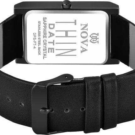 NOVA Slim Watch Mens & Women Slim Date Series Wrist Watch Analog Watch - for Men & Women 