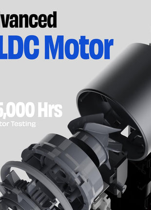 NUUK BFF Hand Fan, 13000 RPM Personal Fan with IceTouch™ Cooling | 3600mAh USB Rechargeable Battery [Up to 10H] | Quiet Foldable Fan for Travel, Commute, Office, Makeup & Outdoor | 100-Speed Dial 