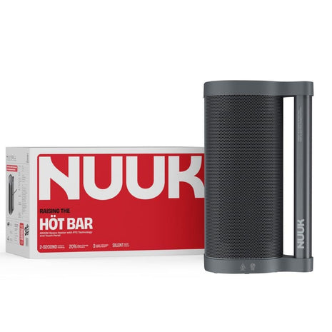 NUUK HÖT BAR 2-Sec Instant Heating PTC Heater for Room | Upto 20% Bill Savings | Zero Dryness | Super-Silent, Portable | Vertical & Horizontal Use | 2200W | Perfect Replacement for small 7/9 fin OFRs 
